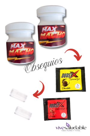 2 Max Macho + 2 Lubrincates de Obsequio